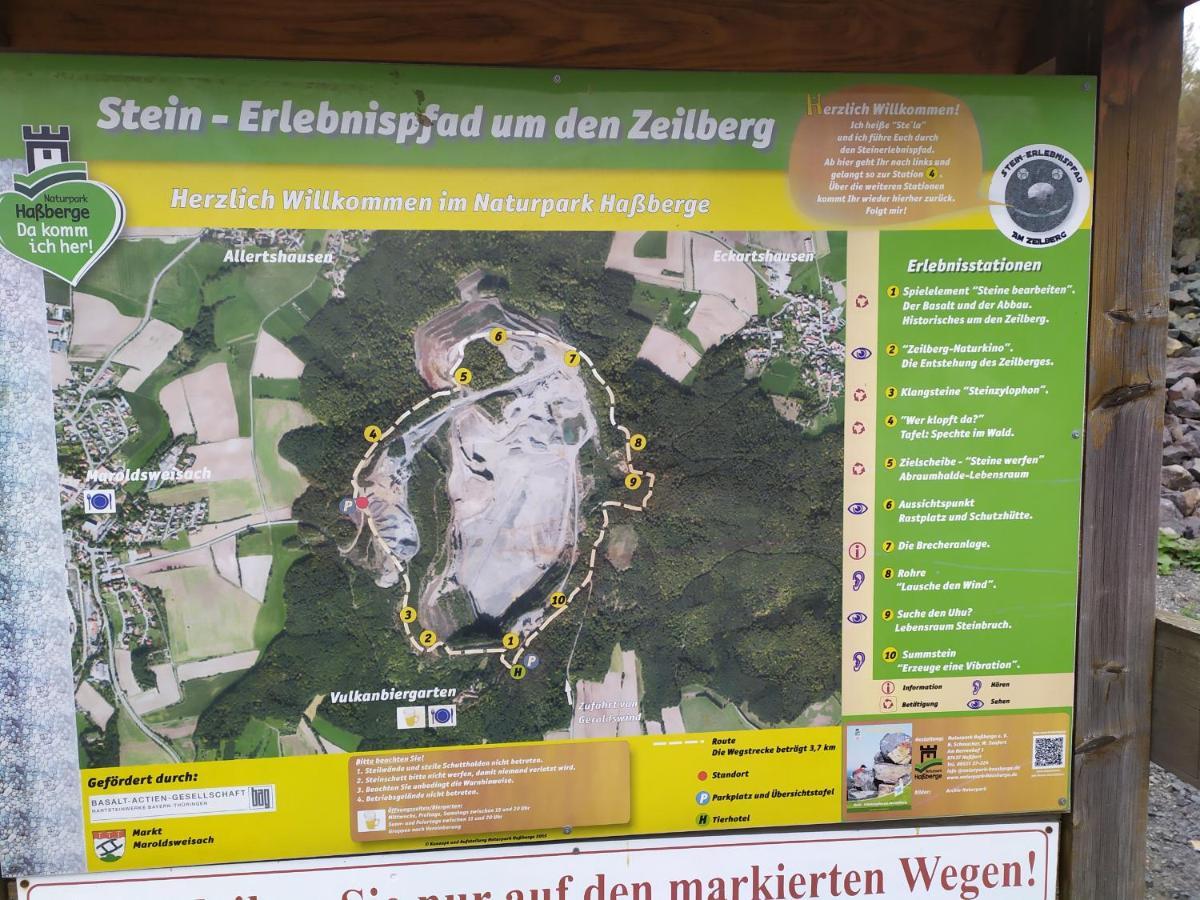 Ferienwohnung „Schau Ins Frankenland“ Burgpreppach 外观 照片