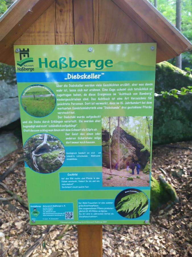 Ferienwohnung „Schau Ins Frankenland“ Burgpreppach 外观 照片